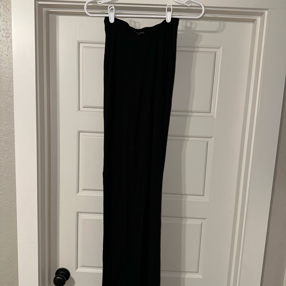 naked wardrobe Black Maxi Skirt